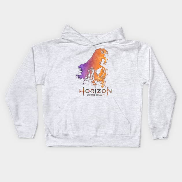 Horizon Zero Dawn Kids Hoodie by ZNEVA